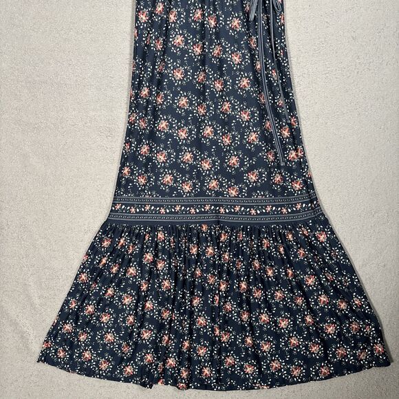 Max Studio Maxi Dress Size S Floral Empire Waist Cottage Ditsy Romantic Feminine - Picture 4 of 16